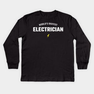 electrician Kids Long Sleeve T-Shirt